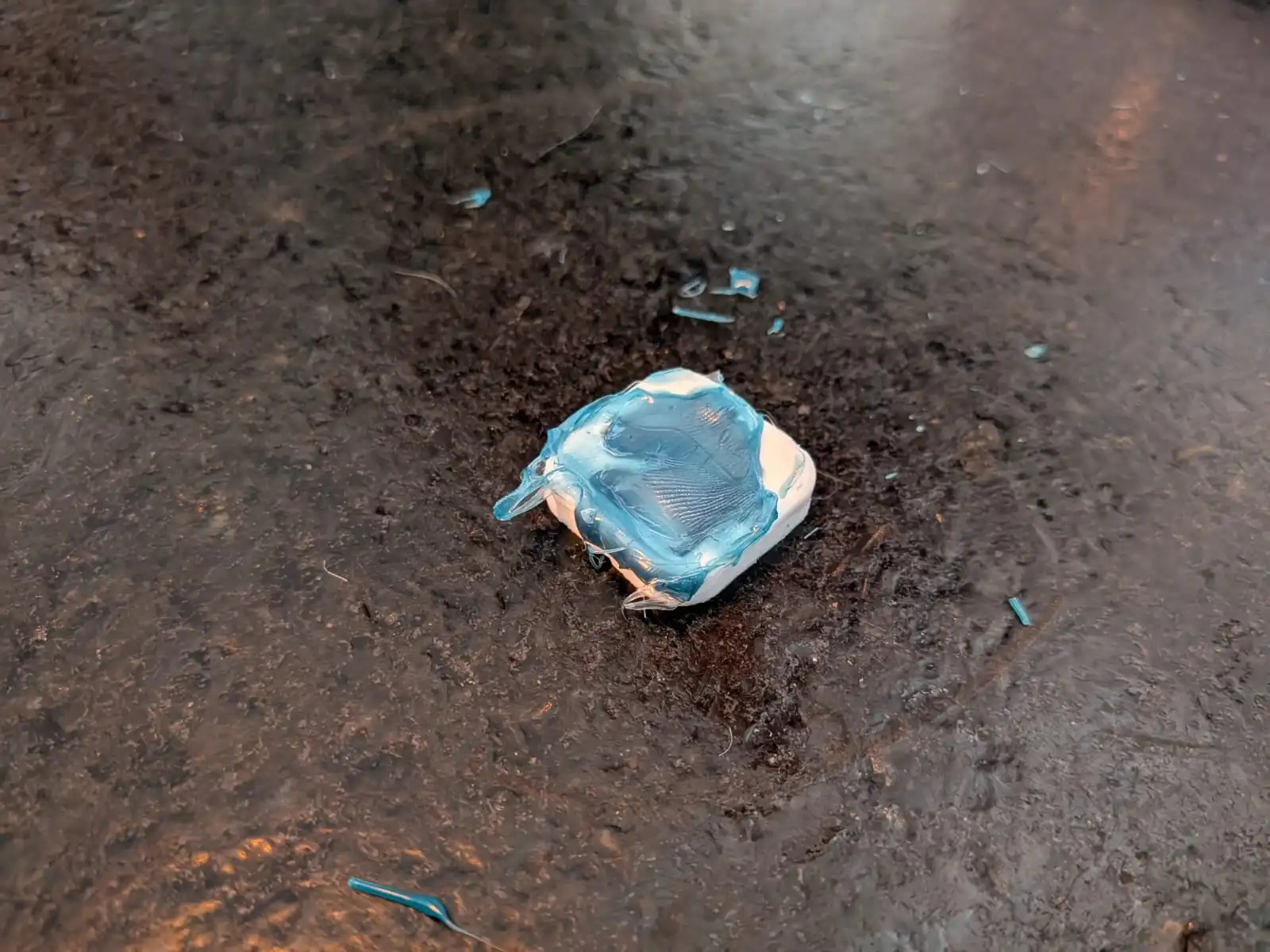 Pouring into the mold