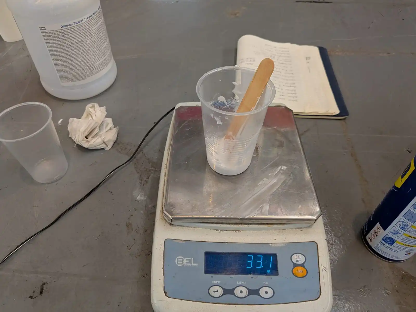 Silicon pouring