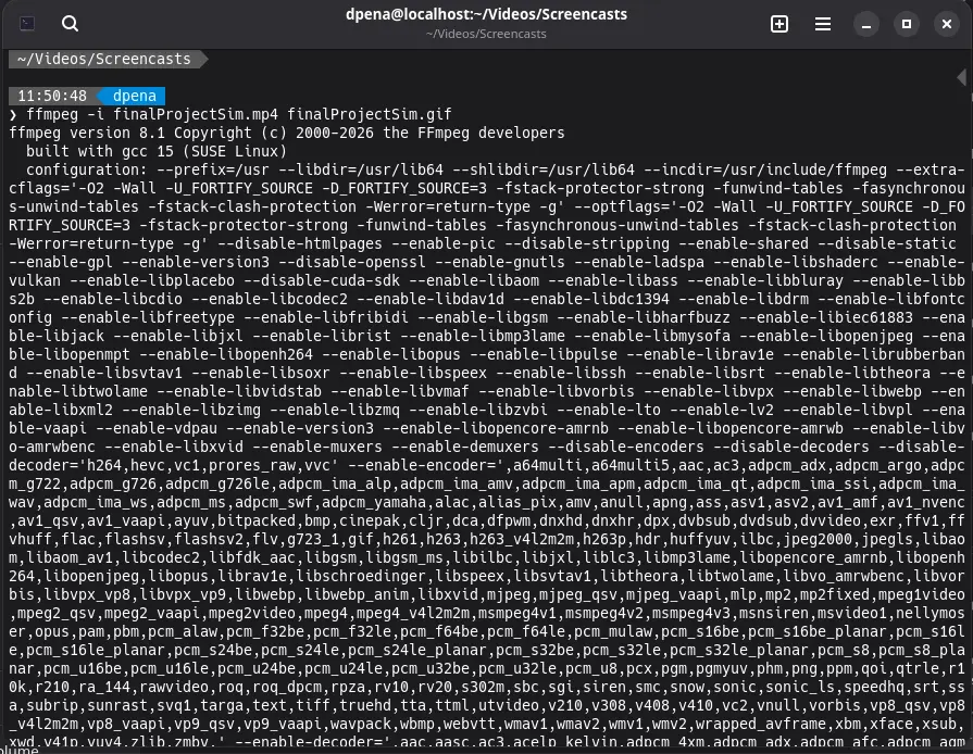 FFmpeg example
