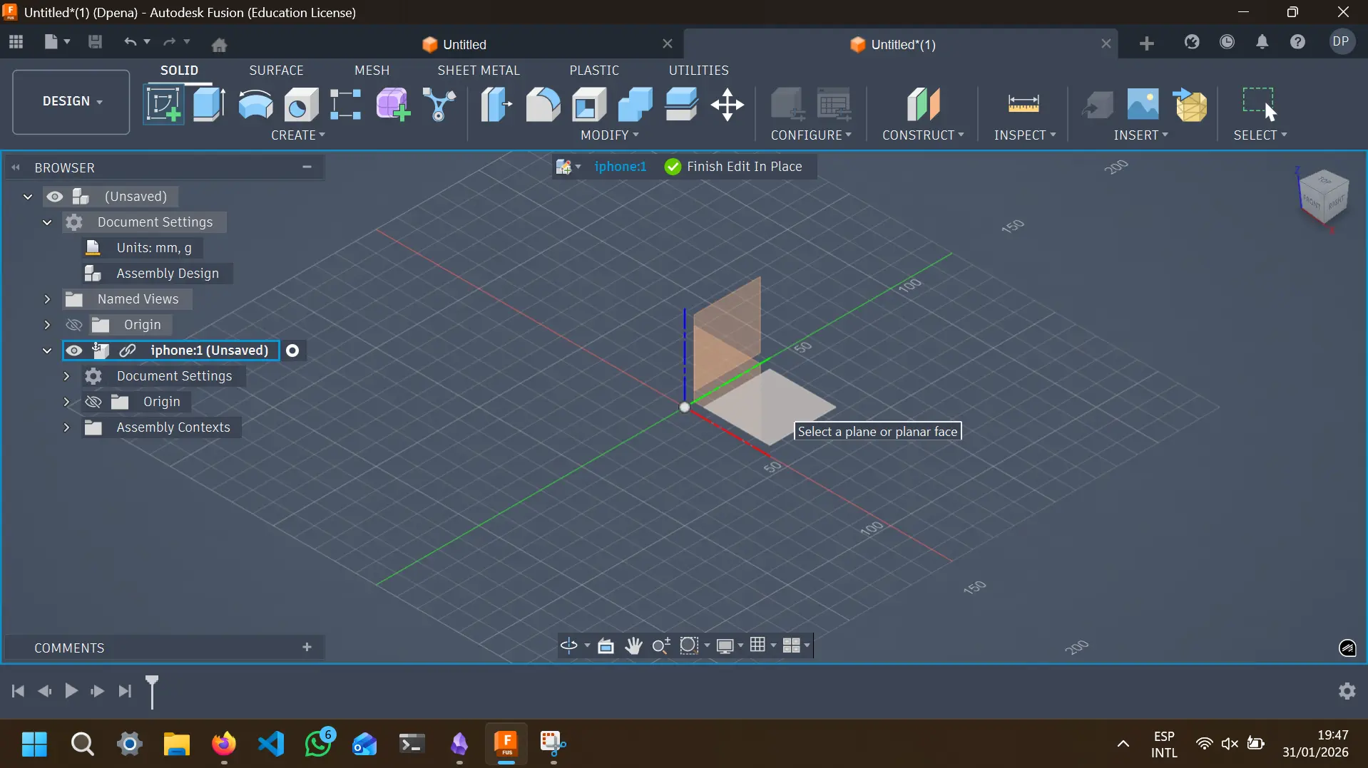 Fusion plane selection