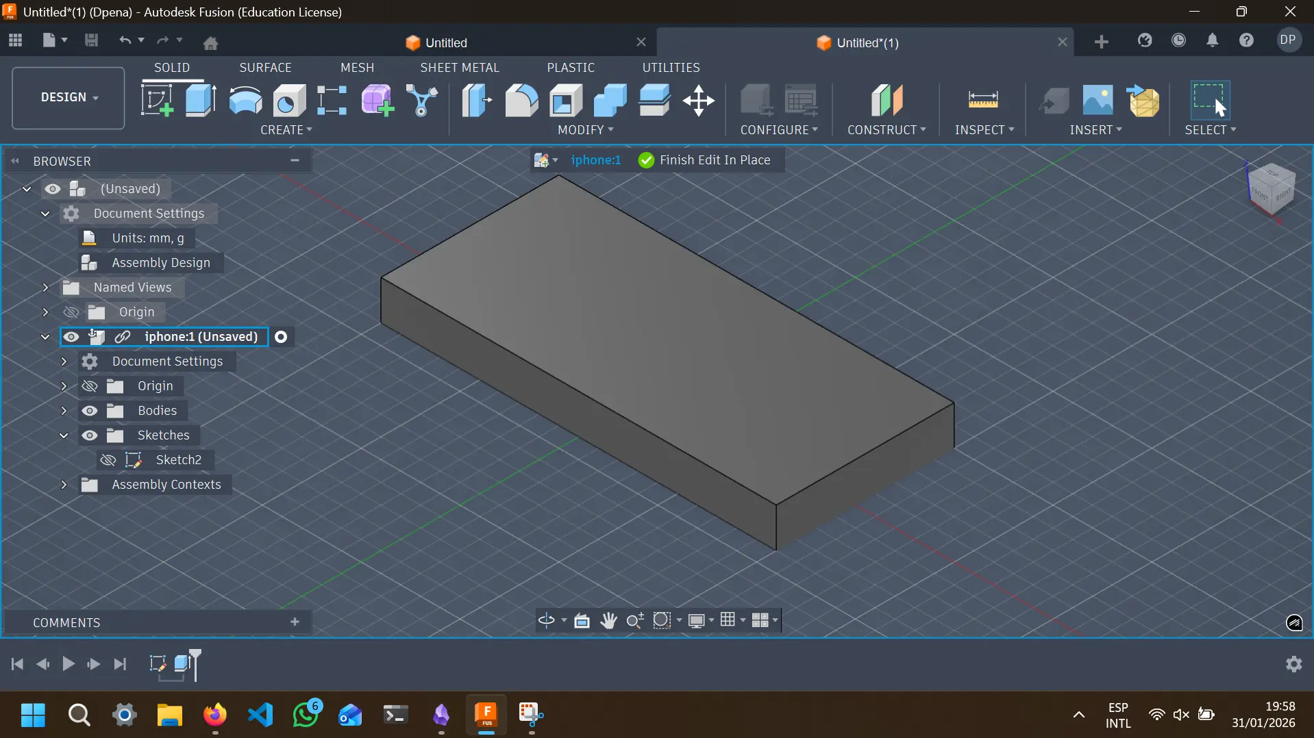 Fusion 3D box