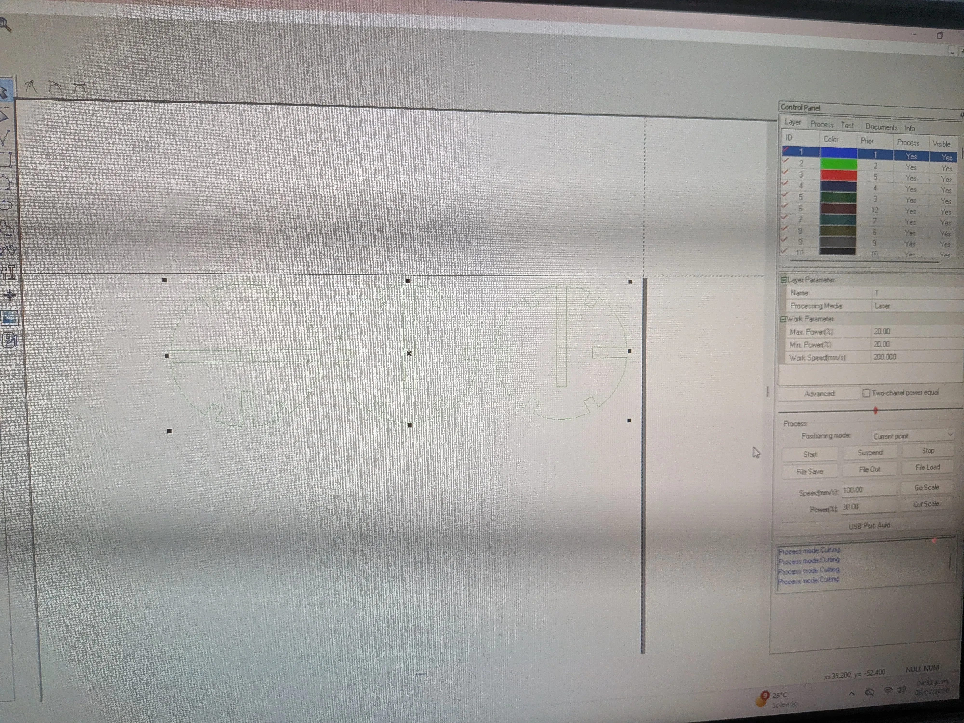 Cutter software design