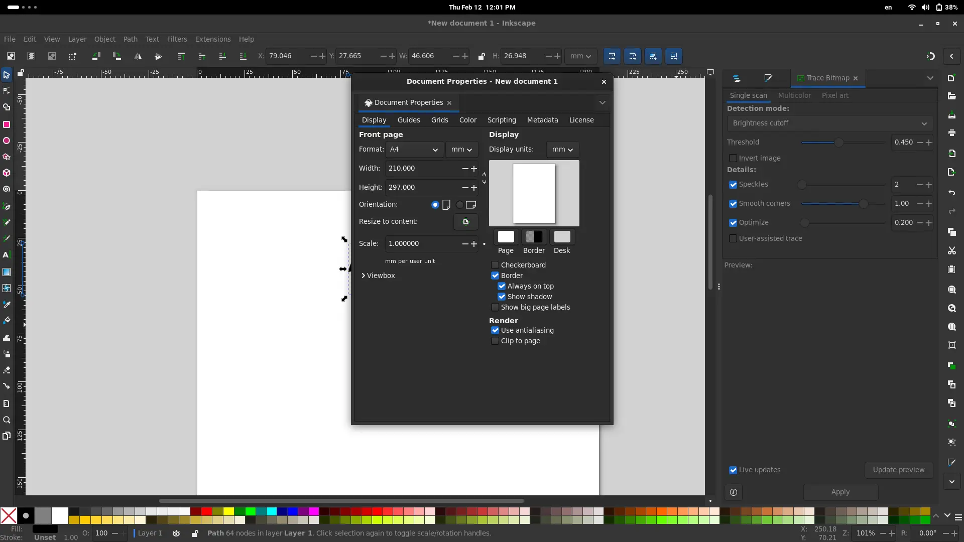 Page settup
