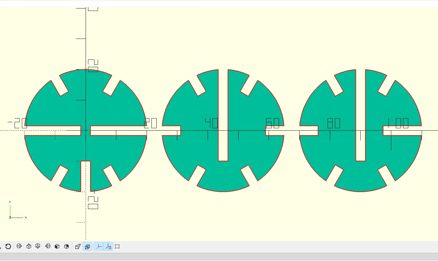 OpenSCAD base pieces
