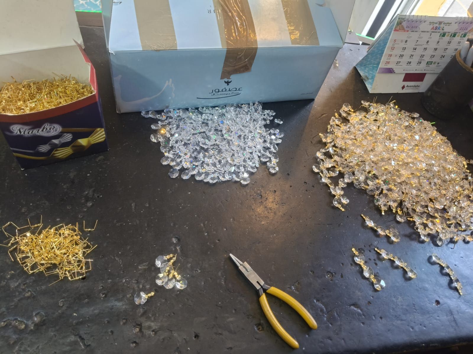 Crystal assembly process