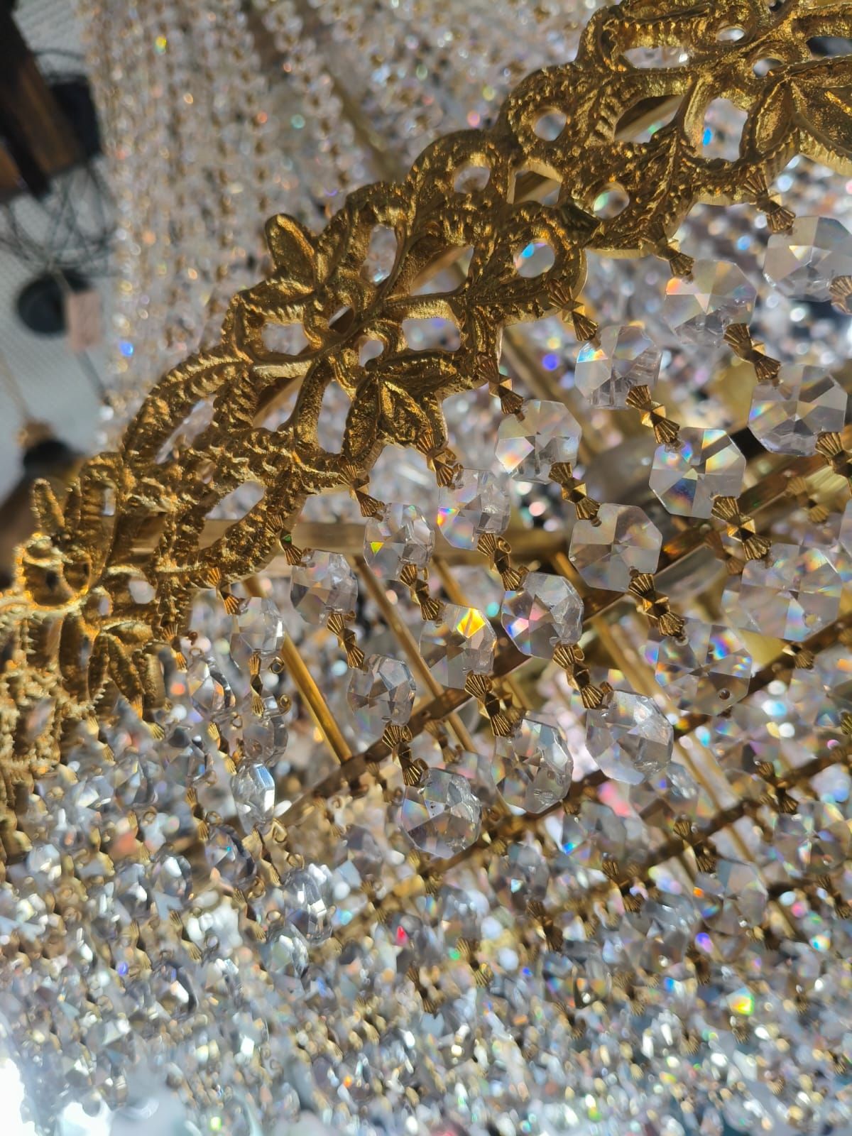 Dressing the chandelier