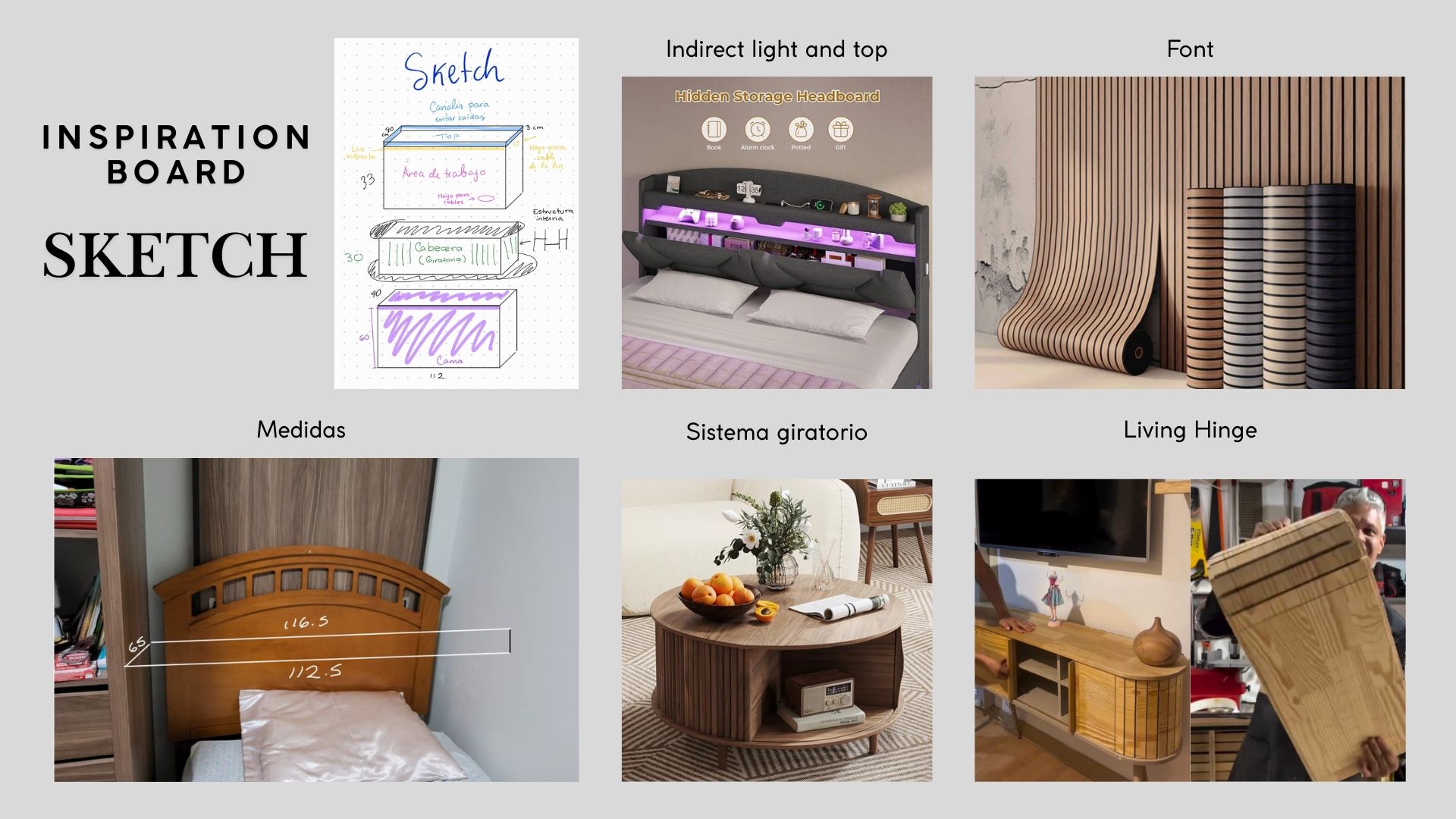 Initial furniture ideas