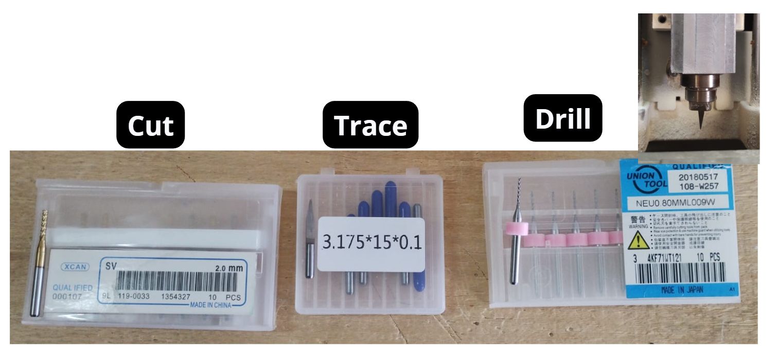 Insert bit into collet