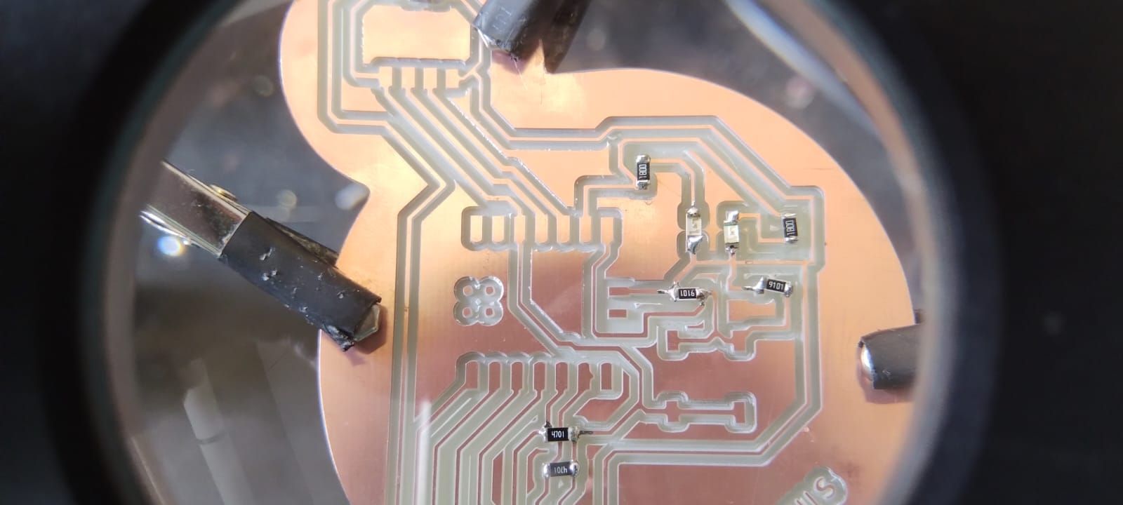 Soldering small components