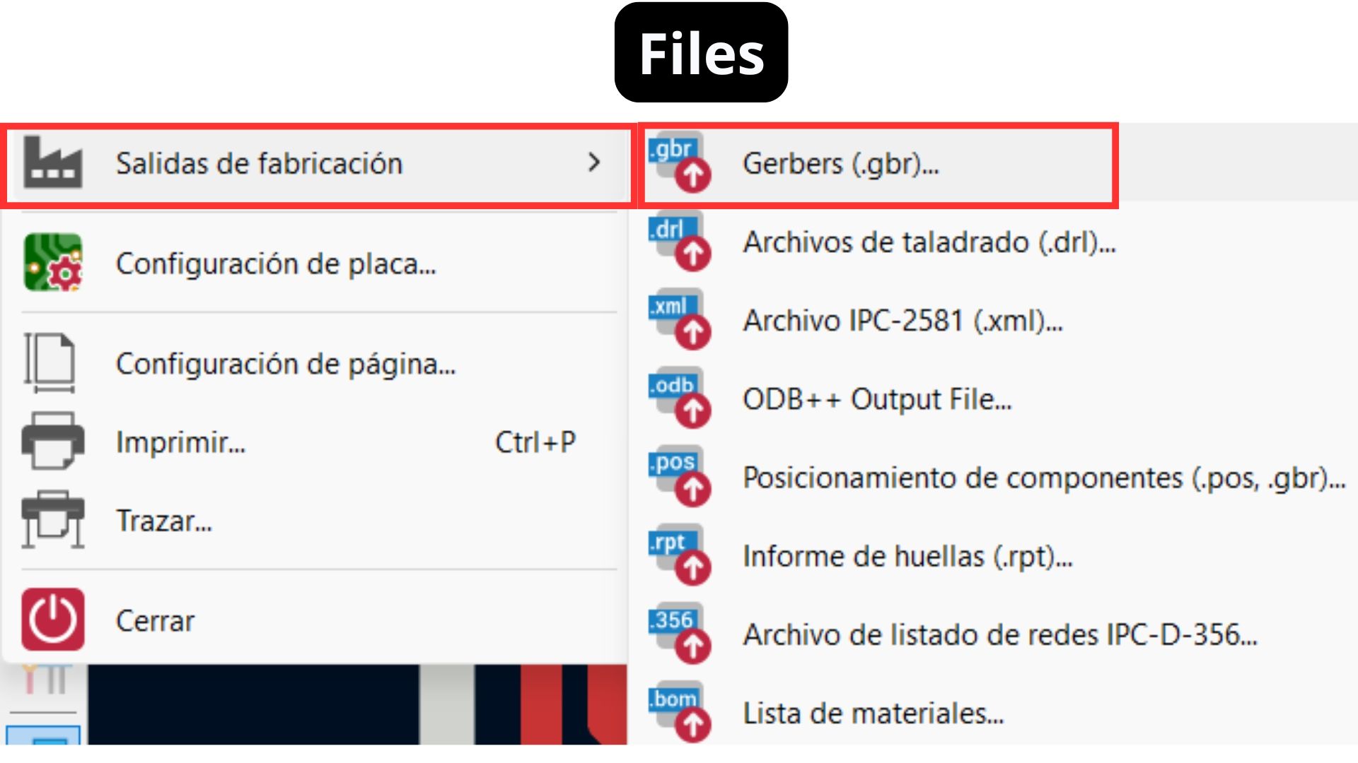 Save as SVG in KiCad step 1