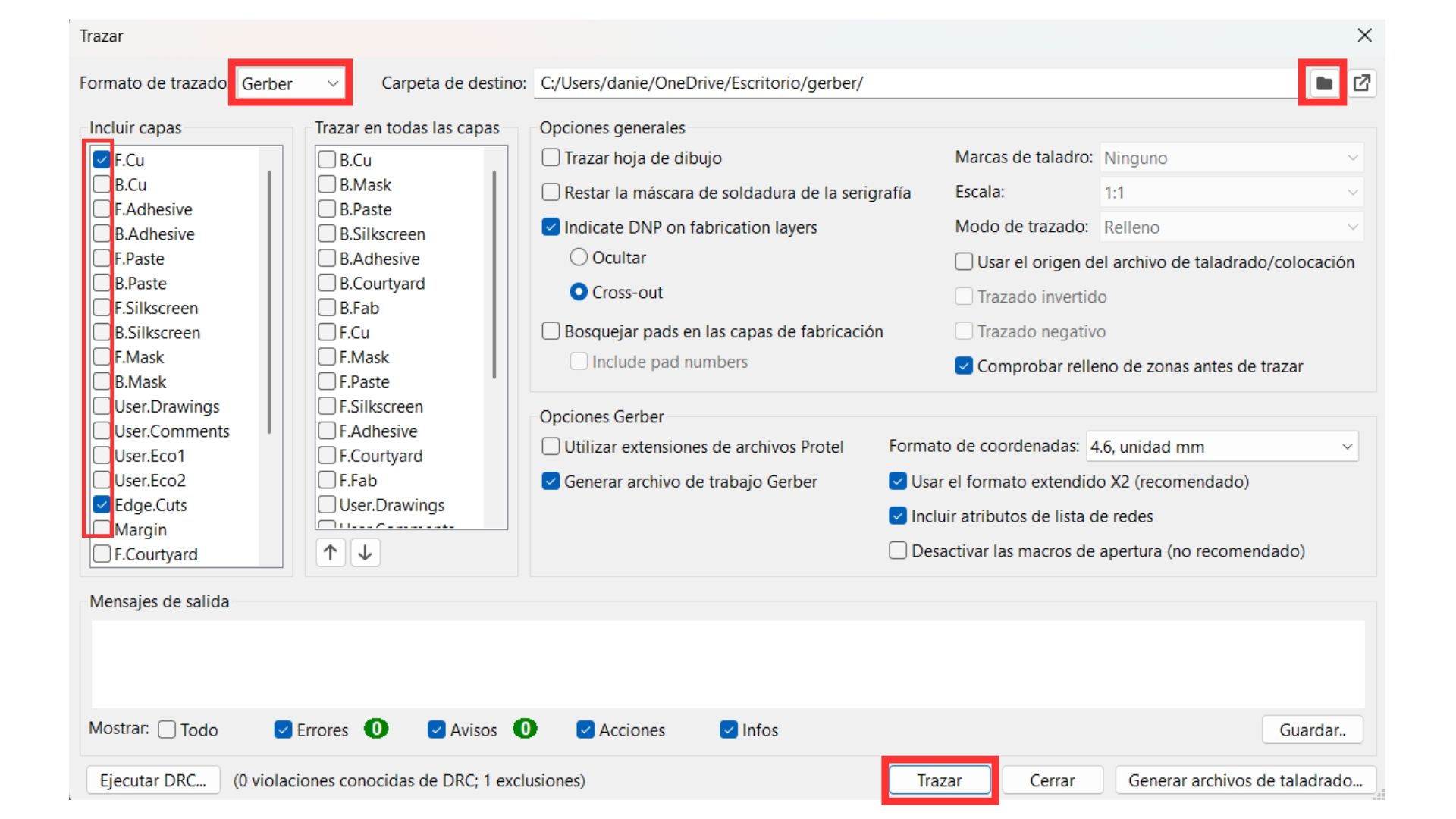 Save as SVG in KiCad step 2