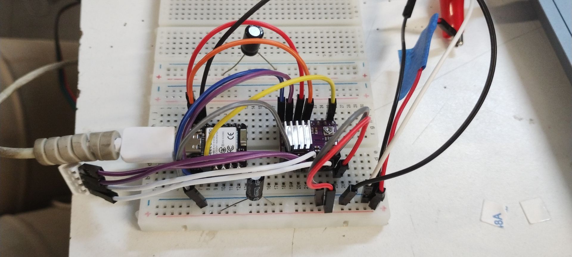 Breadboard test 1