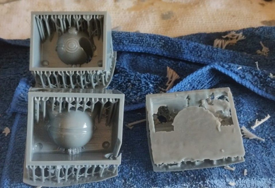 Three of the four prints (only one correct)