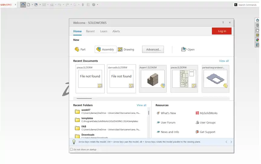 SolidWorks assembly 1