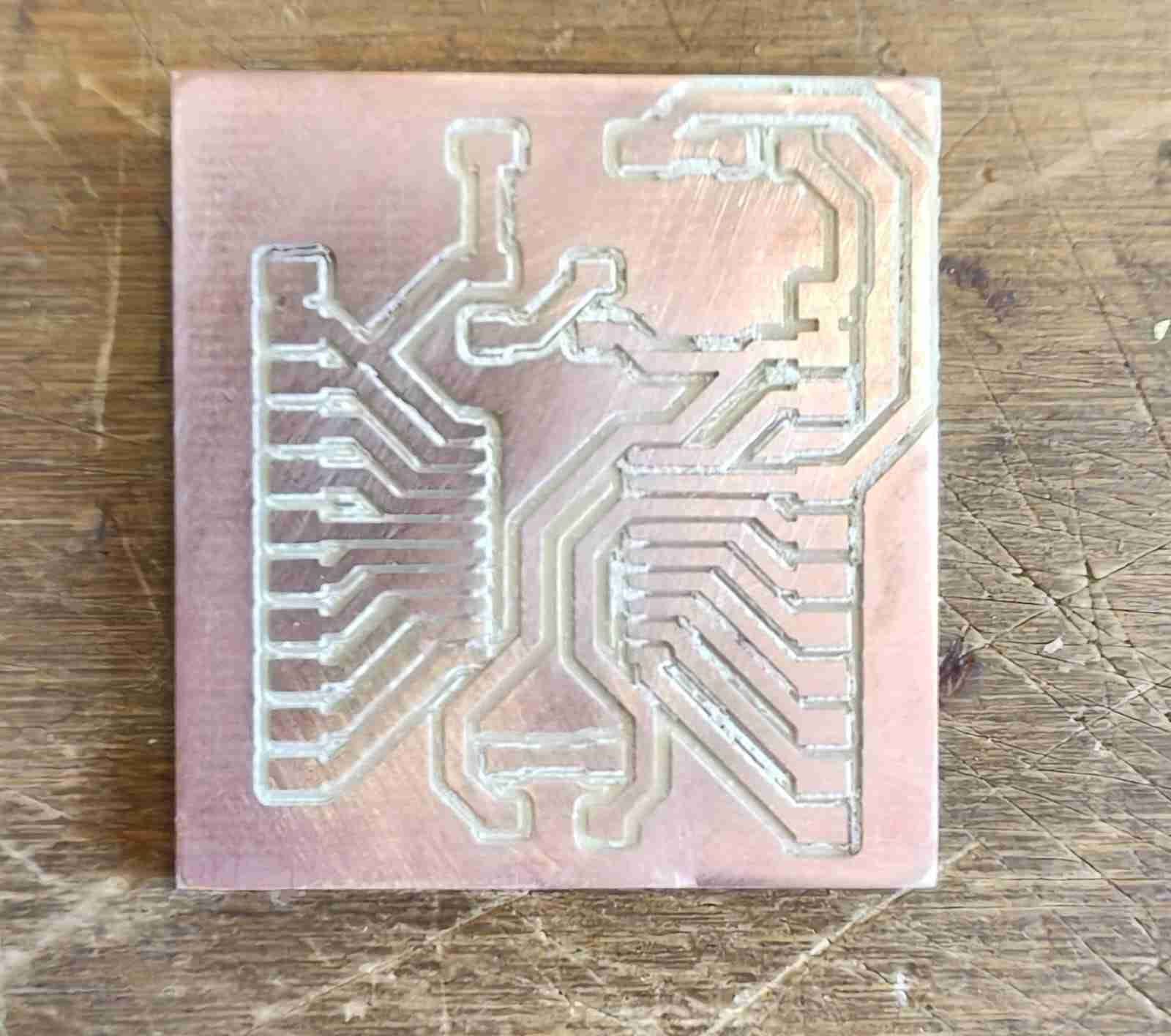 Manufactured Attiny1616 PCB