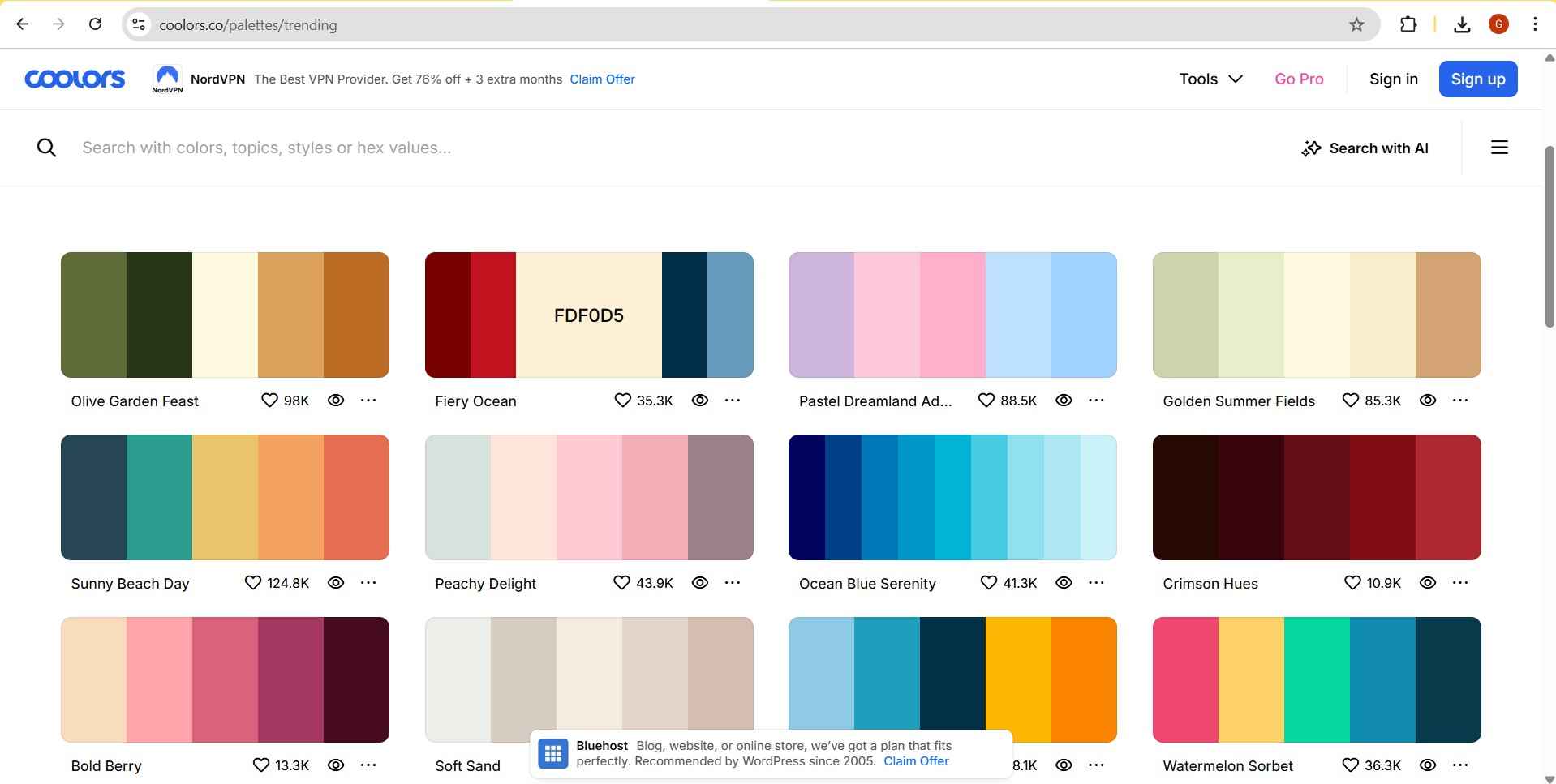 Color Palettes