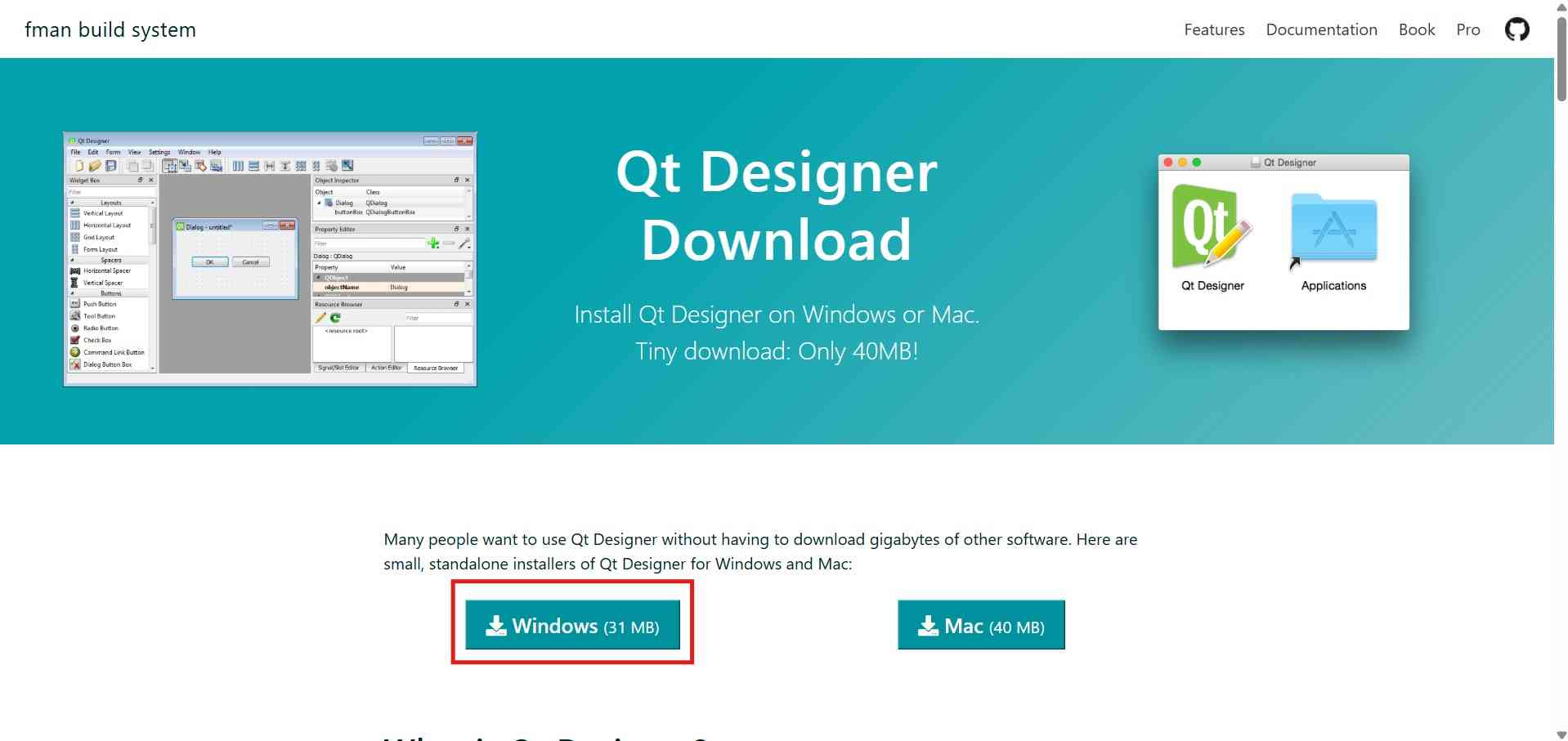 QT Designer Download