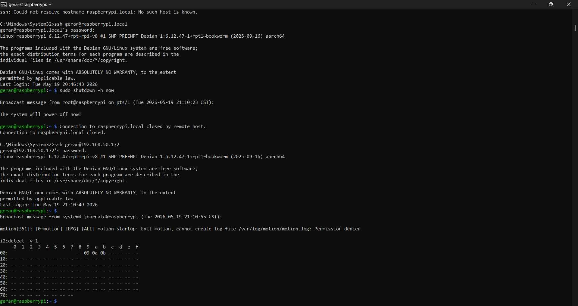 I2C Scanner