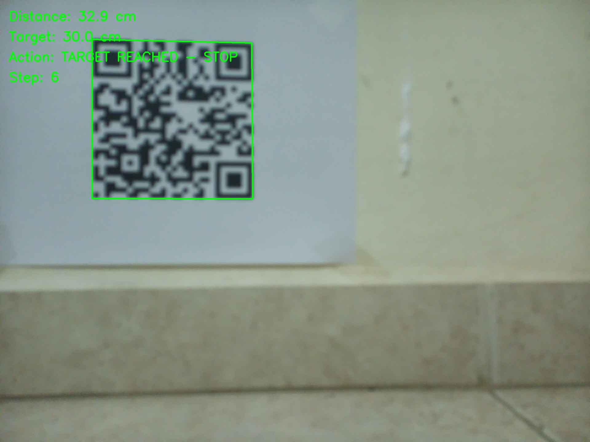 Robot Move Target 30cm