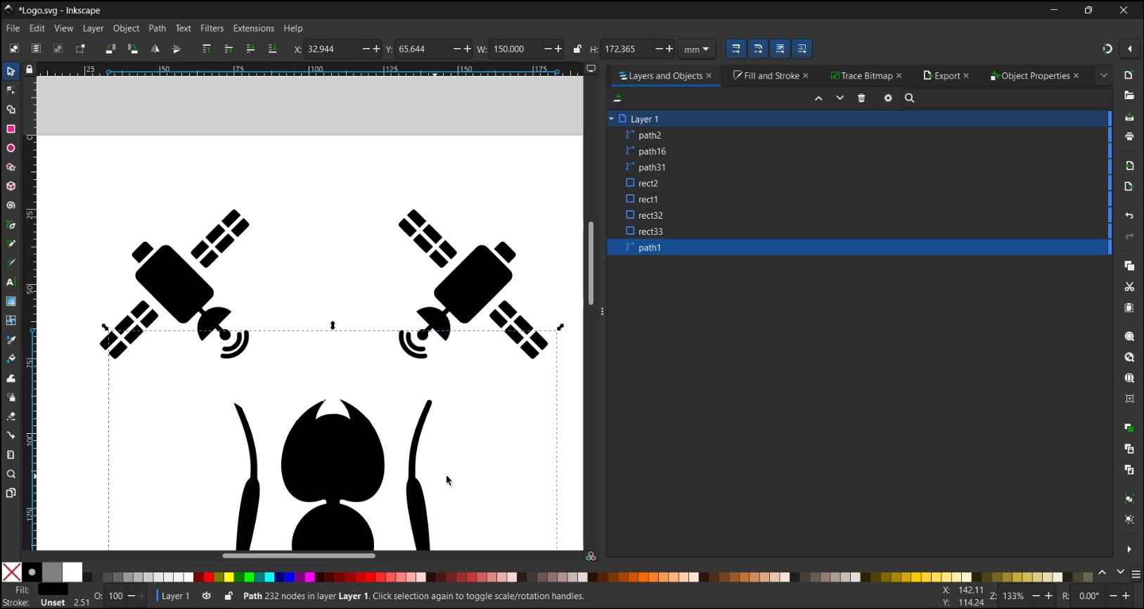 Ant-Satellite