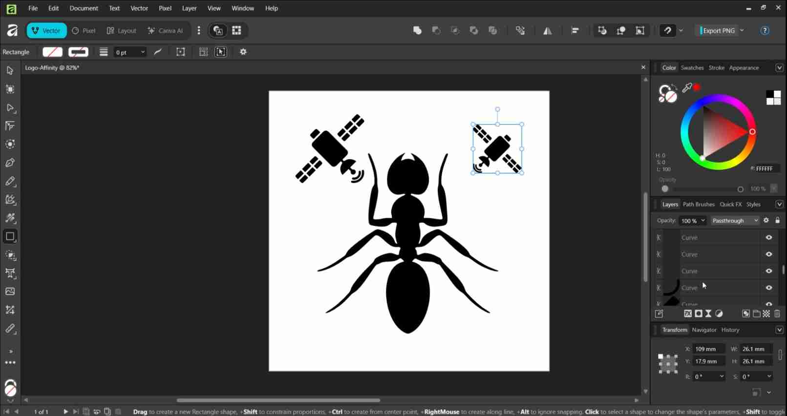 Ant and Satellites
