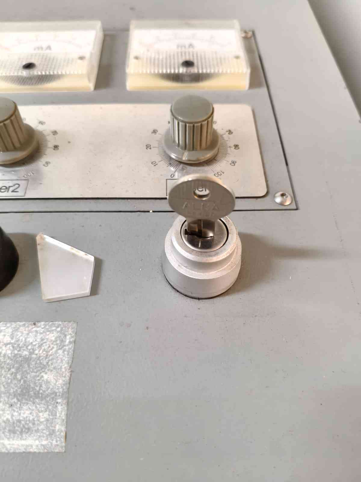 Key in place