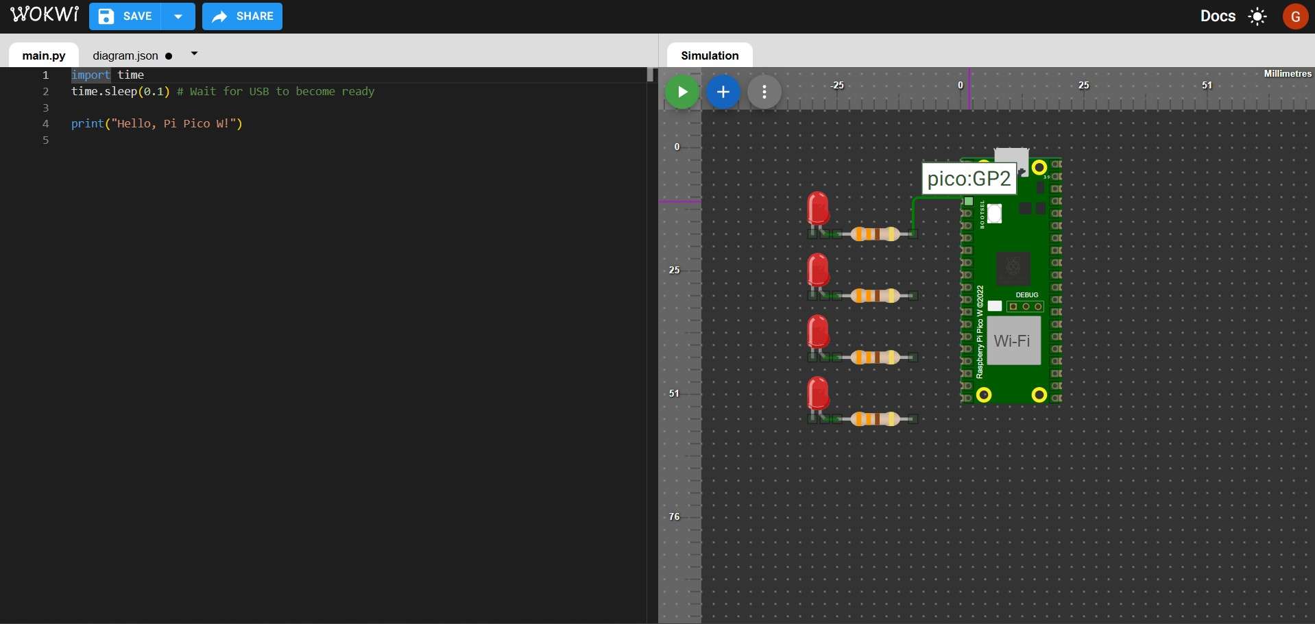 Connection between components