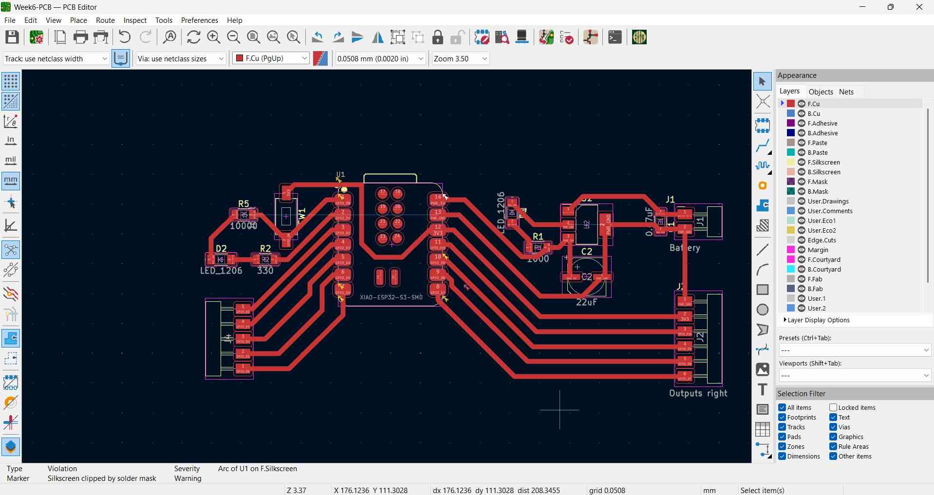 PCB connections