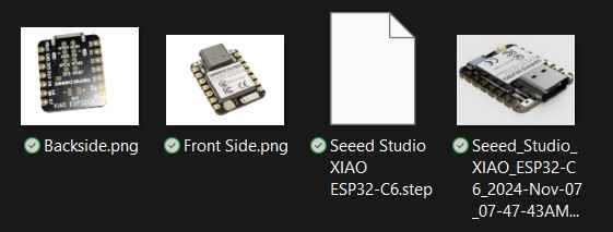 Downloaded 3D model files