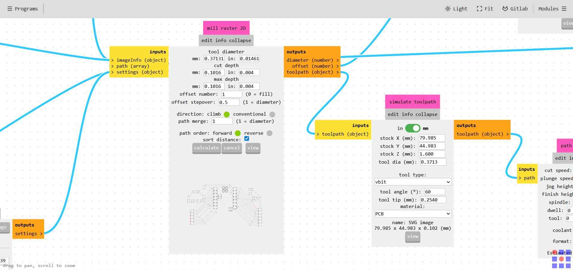 Calculate Mill Raster