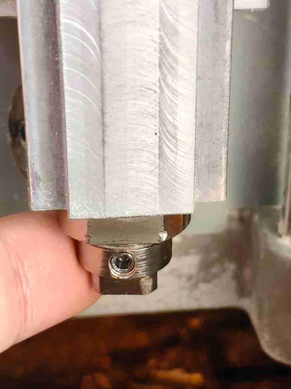 Detalle de la herramienta CNC