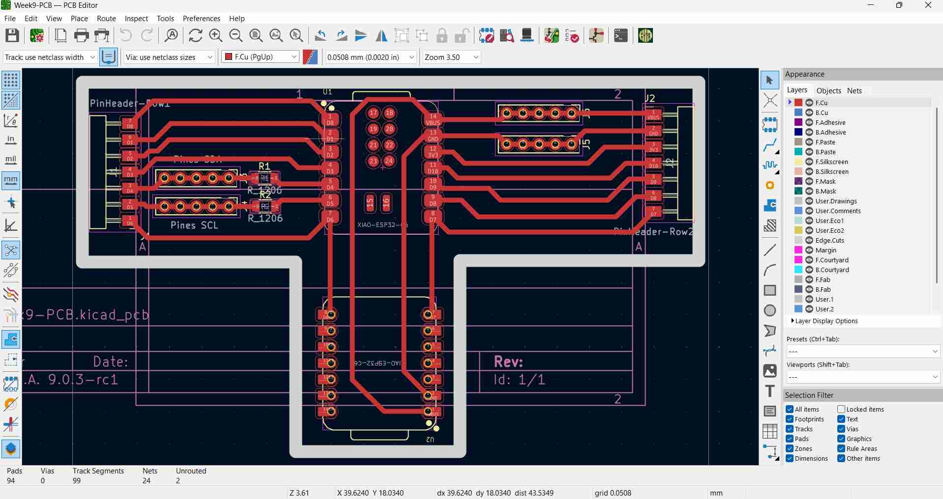 Through-Hole PCB
