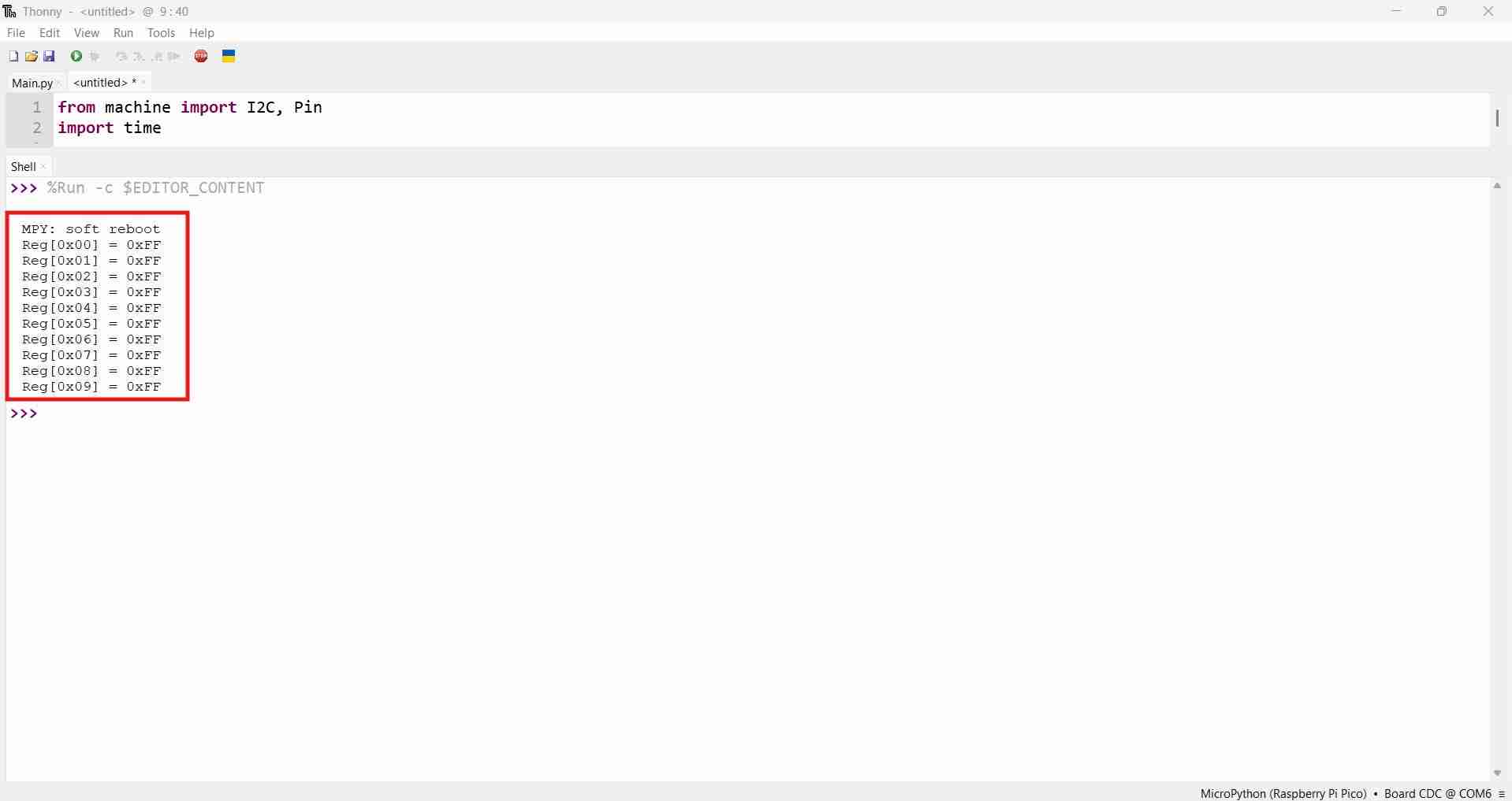 Register 0xFF