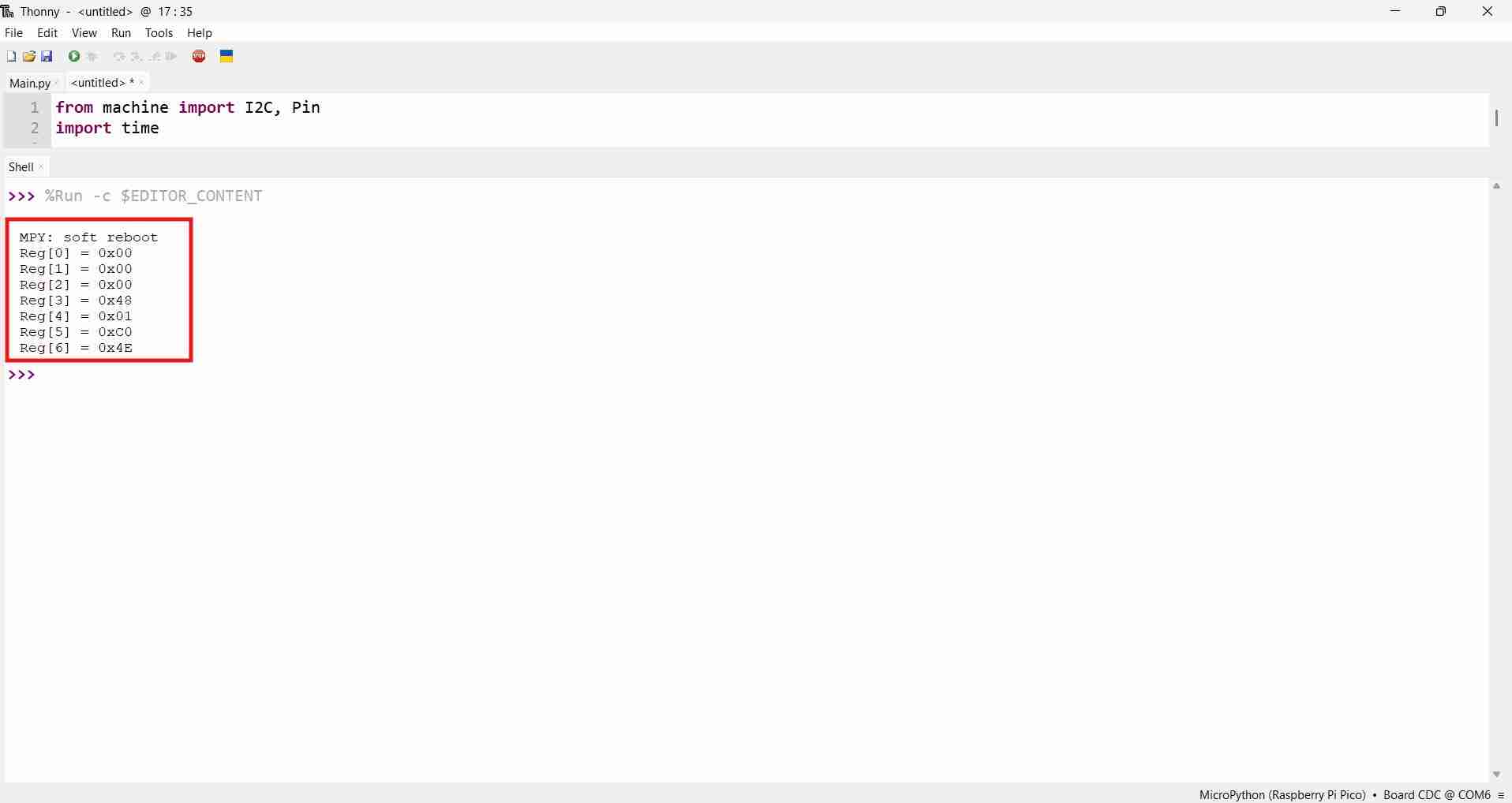 Register data