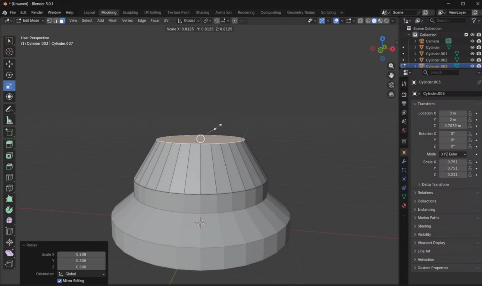 Blender Step 3
