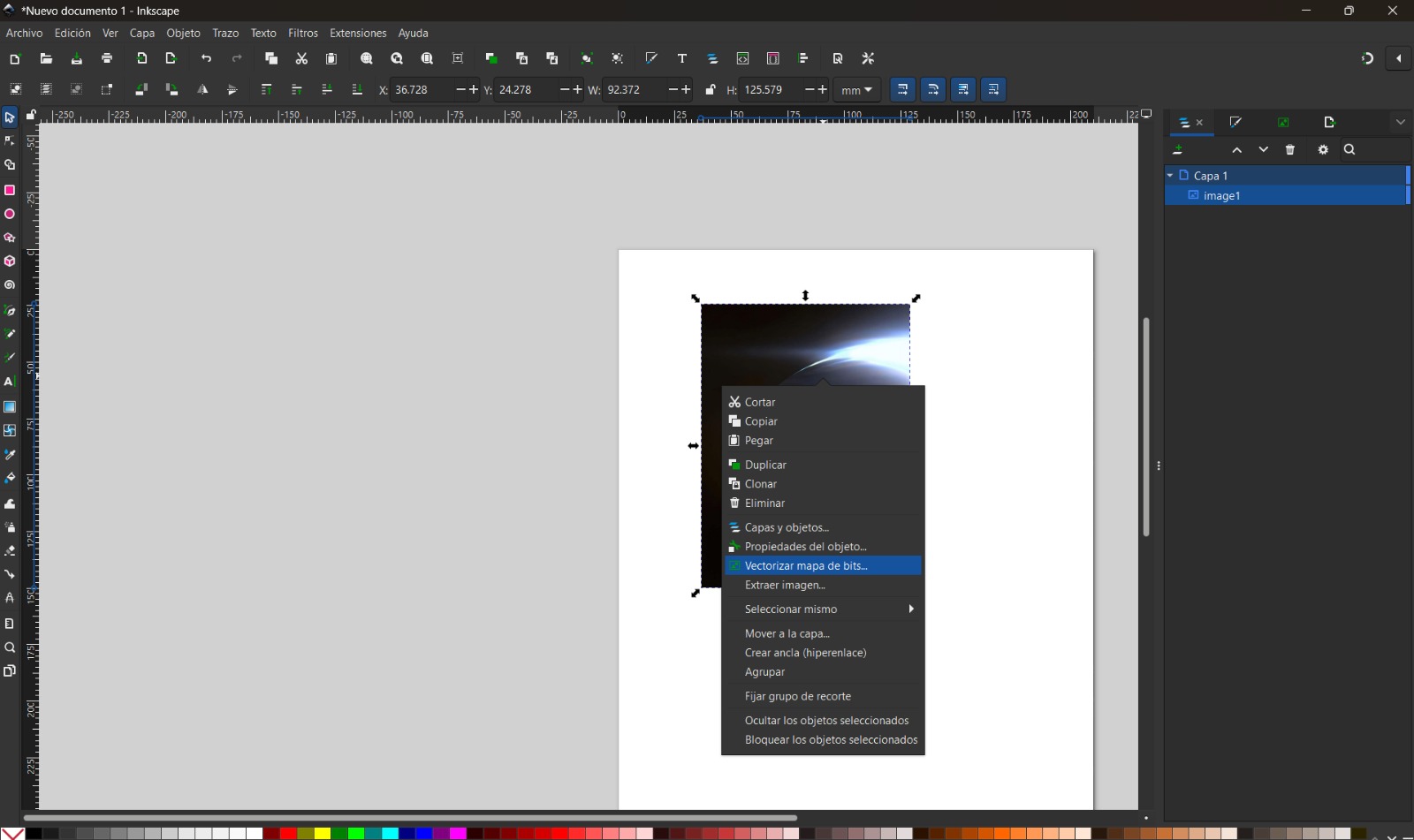 Inkscape Trace Bitmap