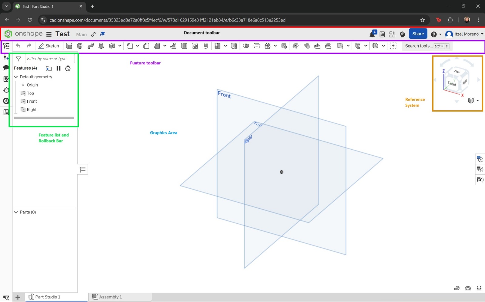 Onshape Interface