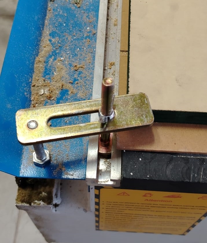 Material clamping