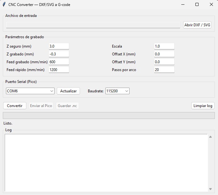 CAM Software Interface