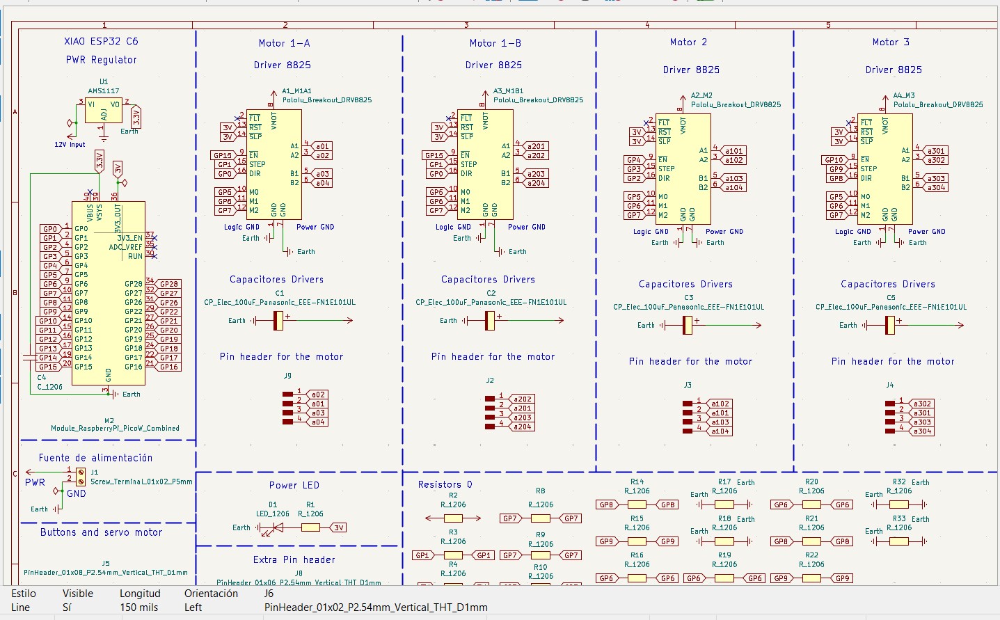 Motor Driver PCB Schematic