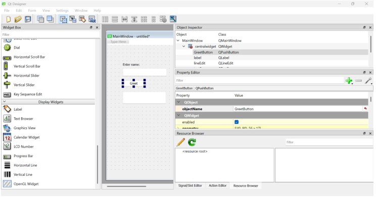 Tkinter Button Example