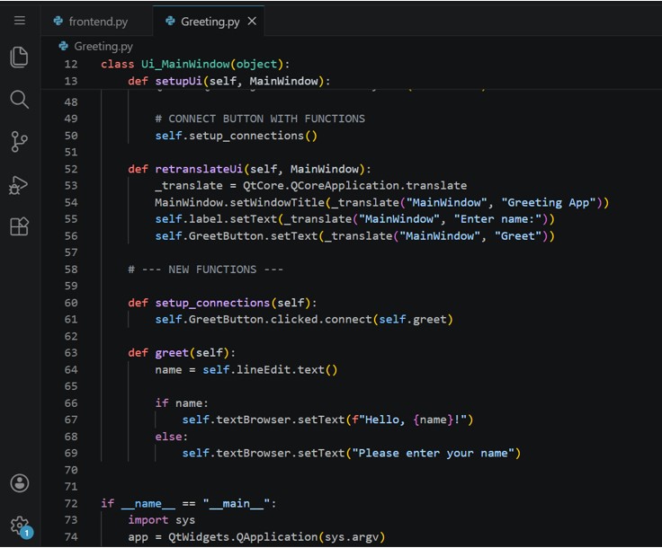 Tkinter Button Example