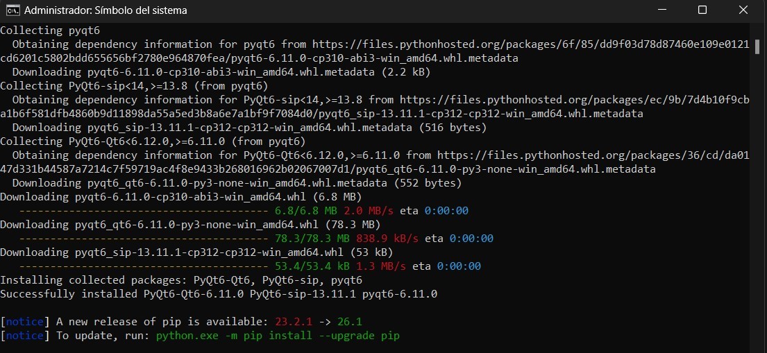 Install PyQt6