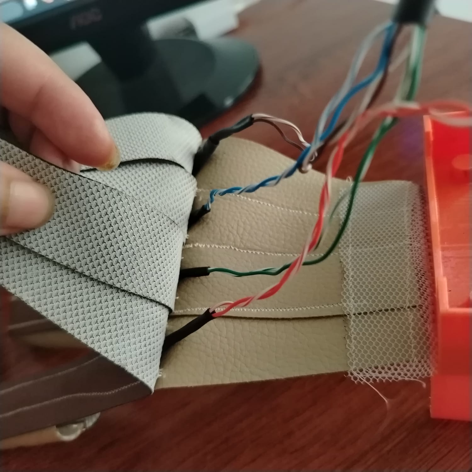 Integrated flex sensors