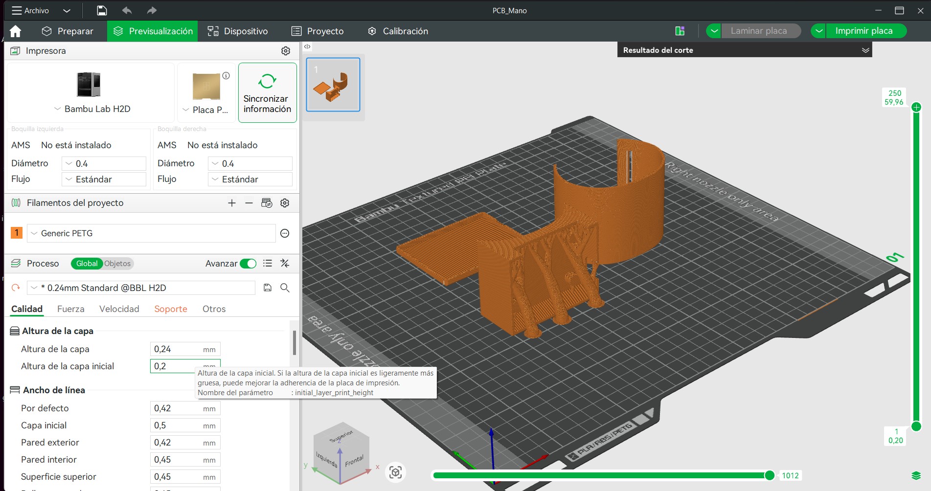 3D printing process