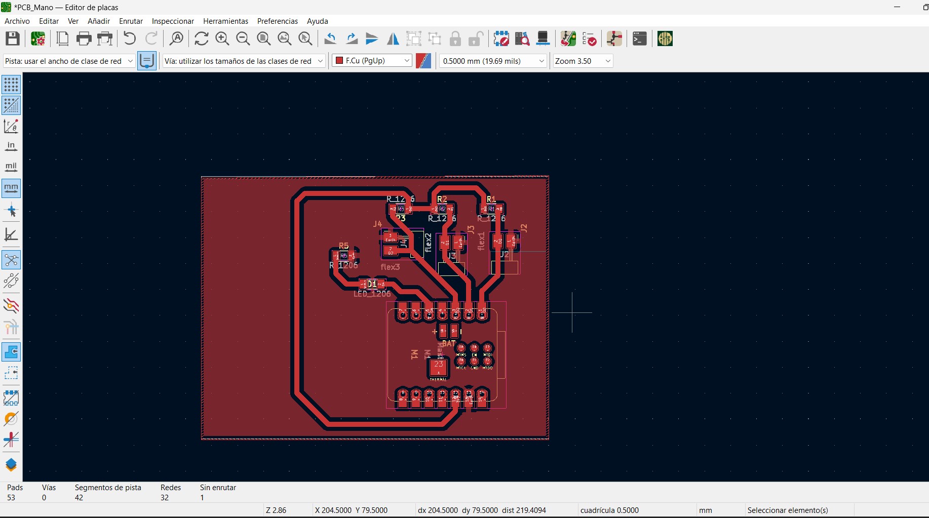 Glove cutting patterns