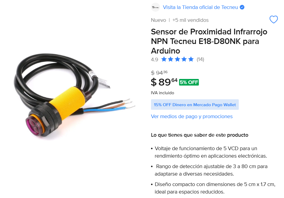 Yellow Diffuse Sensor