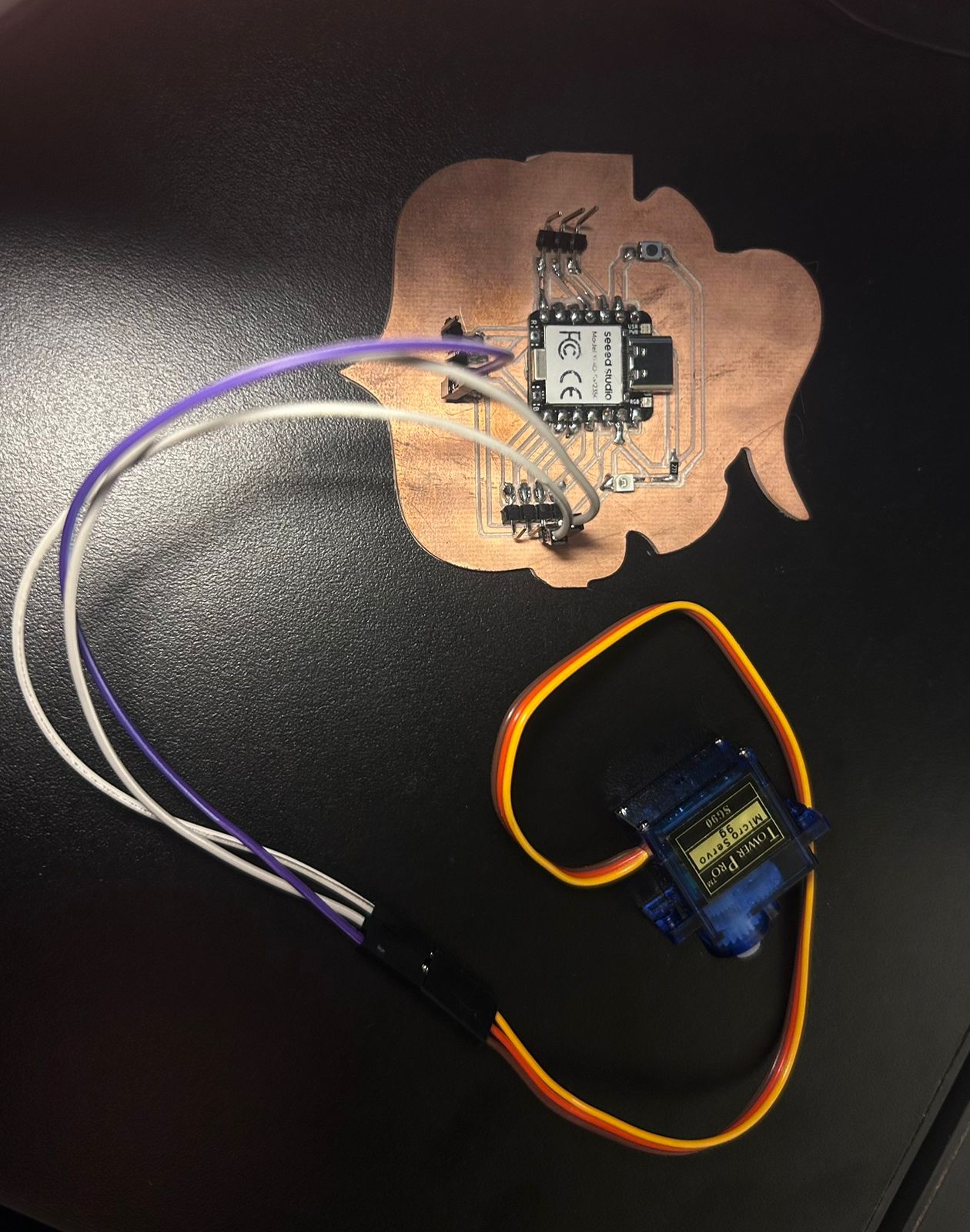 Servo wiring to Batman PCB