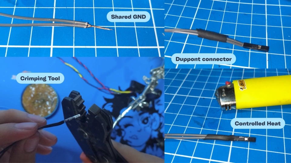 Button soldering