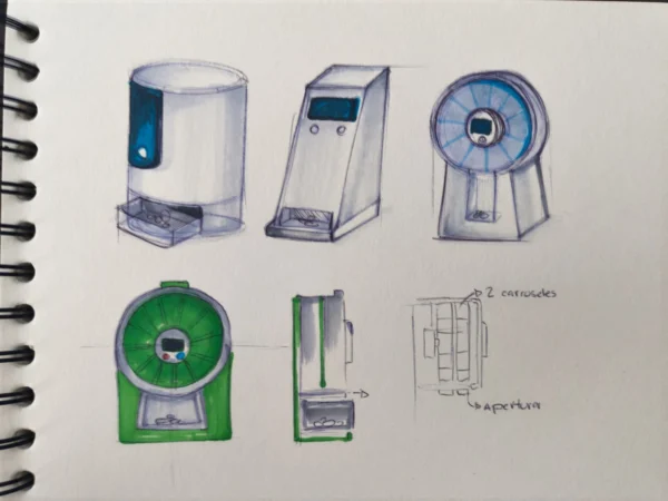 Second round of dispenser sketches